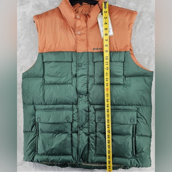 NWT🔥Down PrAna Red Slate Vest 🌎Fishing, Hiking, Hunting & Casual Gear - Picture 6 of 11